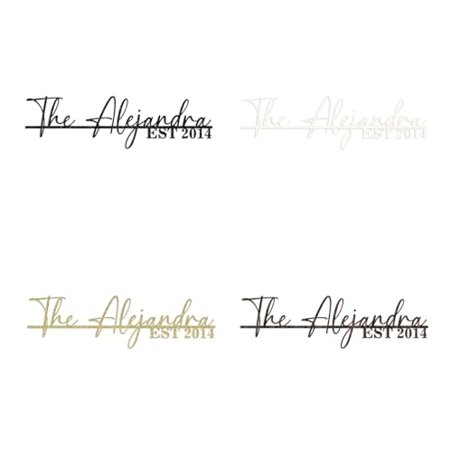 Personalized Family Name Sign