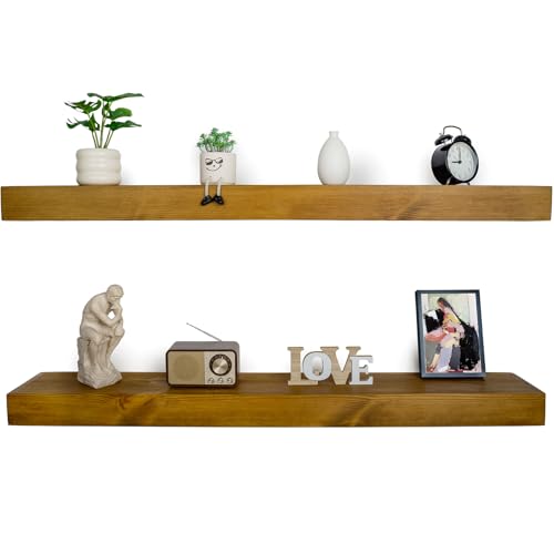 Floating Shelves 3 inch Thick for Wall Set of 2 (2 Count)
