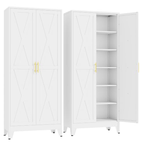74.8" Tall Kitchen Pantry Cabinet