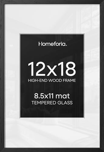 12x18 Black Oak Picture Frame