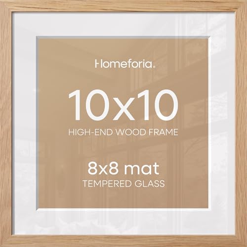 10x10 Natural Oak Picture Frame