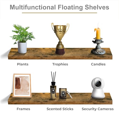 Floating Shelves for Wall Storage (2 Count)