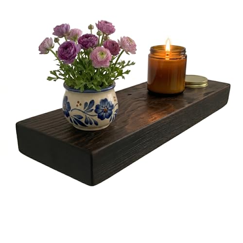 24 inch Wooden Floating Shelves for Wall