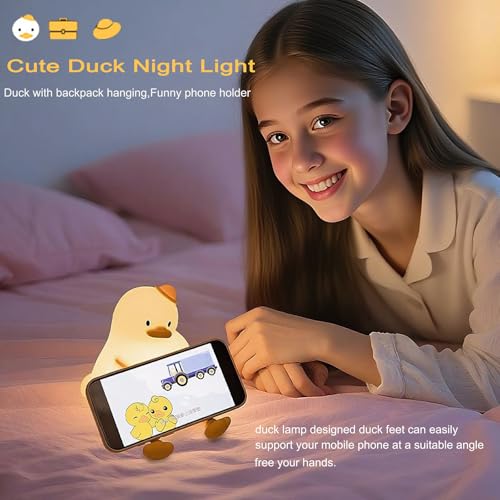 Schoolbag Duck Night Light for Kids