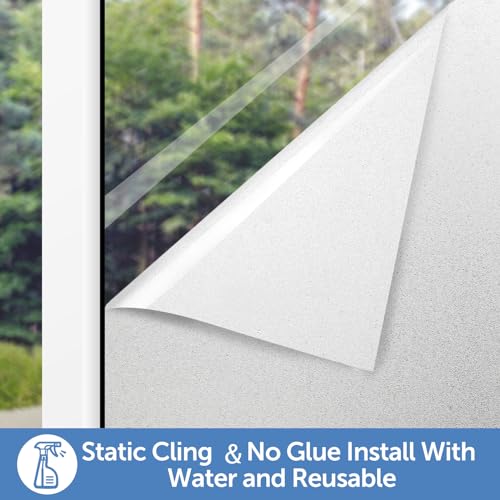 Frosted Window Privacy Film (6.44 Sq Ft)