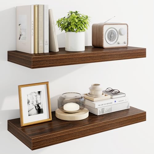 24" Floating Shelves for Wall (2 Count)