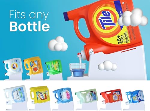 Liquid Laundry Detergent Holder Stand with Drip Tray (2 Count)