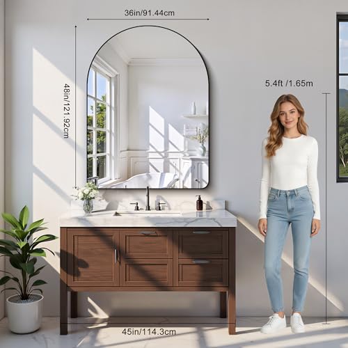 Arched Bathroom Mirror