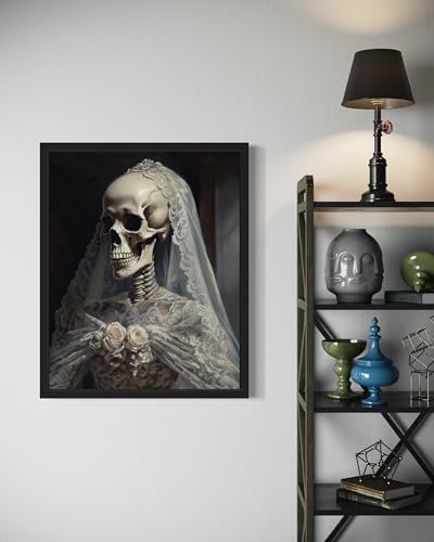 Skull Gown Poster Art Print
