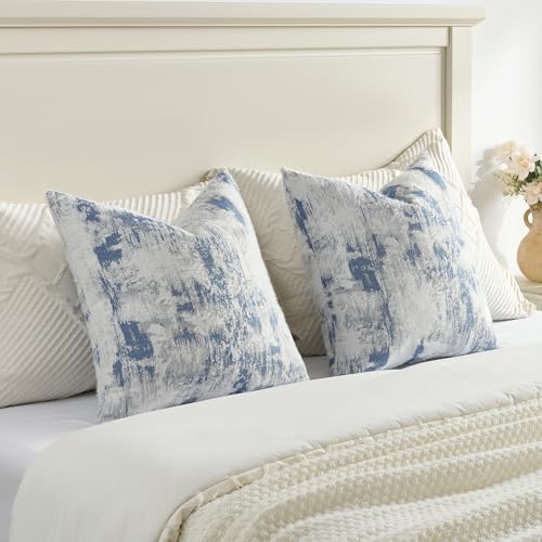 Pack of 2 Faux Cashmere Throw Pillow Covers 22x22 Inch (2 Count)