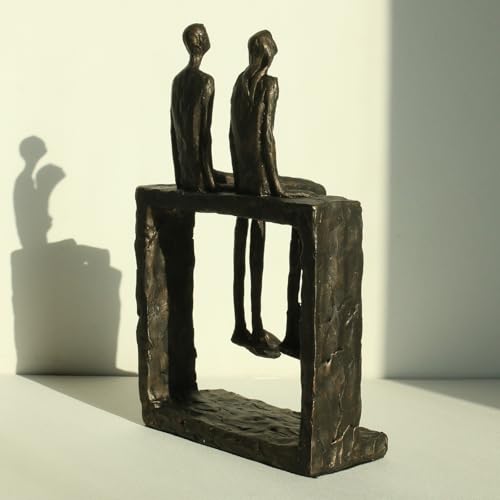 Abstract Couple Statue Minimalist Decor