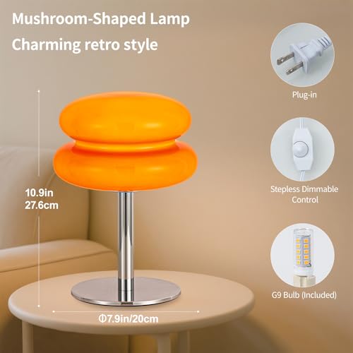 Vintage Mushroom Lamp