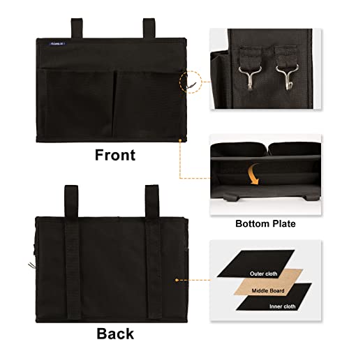 Caddy Hanging Organizer Bedside Storage Bag for Bunk and Hospital Beds