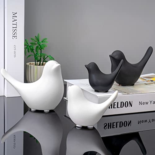 Notakia Small Birds Statues Black Modern Farmhouse Decor Deals (2 Count)