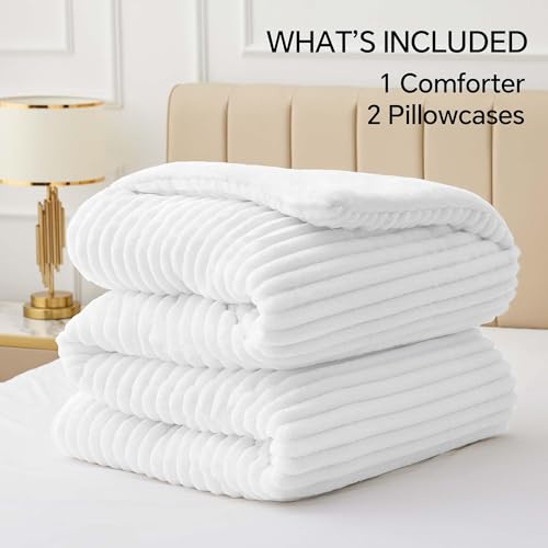 Fleece California King Comforter Set