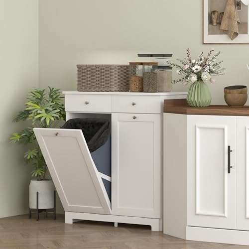 Laundry Cabinet with 2 Removable Baskets