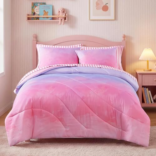 Queen Comforter Set with Sheets for Girls