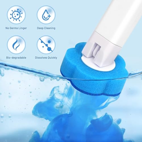 42 PCS Disposable Toilet Bowl Brush Refills
