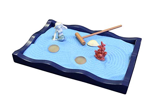 Mini Zen Garden Kit for Desk with Rake