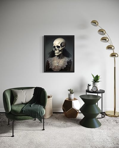 Female Skull Poster Art Print