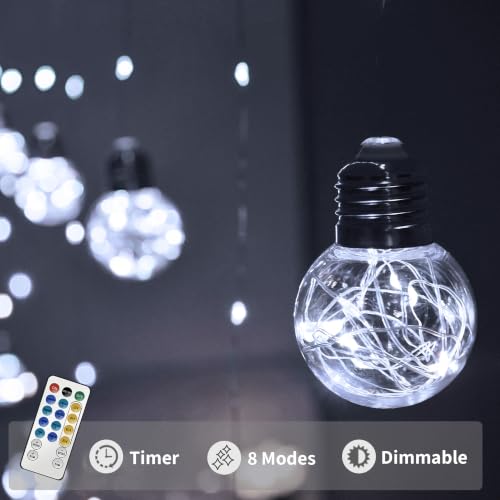 Wishing Ball Curtain String Lights 9.8x3.3 ft