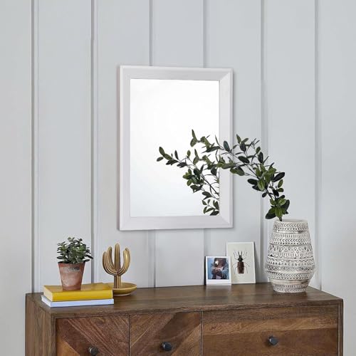Rectangular Wall Mirror Wood Framed Small Hanging Mirrors