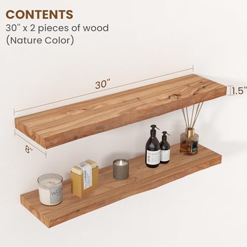 Floating Shelves for Wall Decor (2 Count)