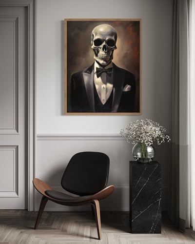 Skull Portrait Poster Art Print