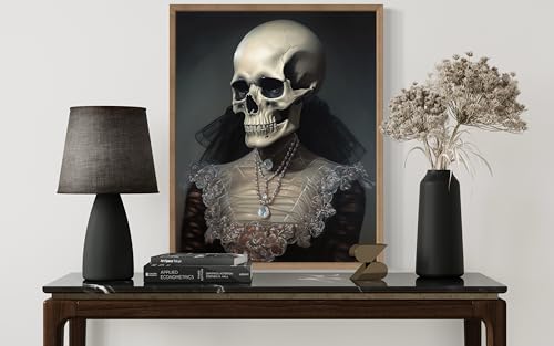 Female Skull Poster Art Print