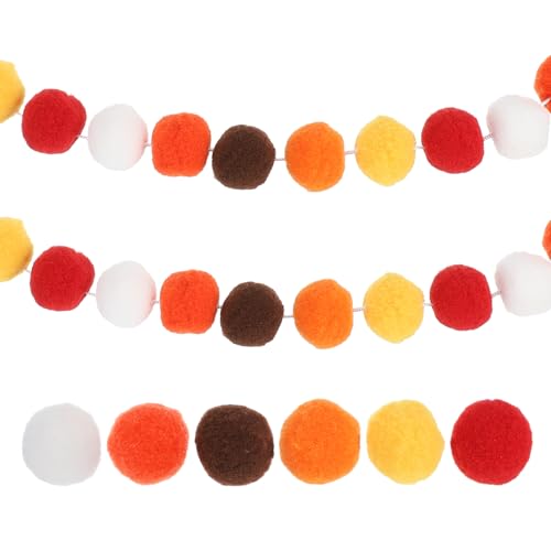 13Ft Pom Pom Garland Decorations