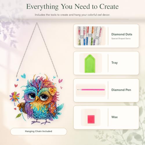 Owl Diamond Art Kits for Adults