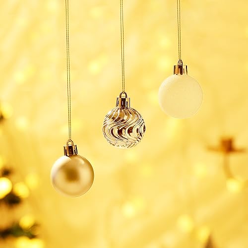 50pcs Shatterproof Christmas Ball Tree Ornaments (50 Count)