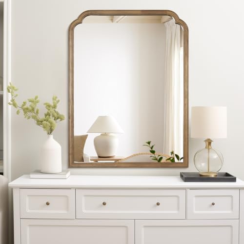 Wood Bathroom Mirrors for Wall Mounted