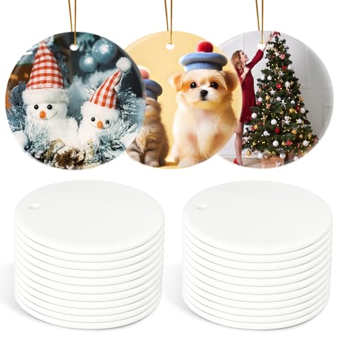Sublimation Ornament Blanks Bulk Double