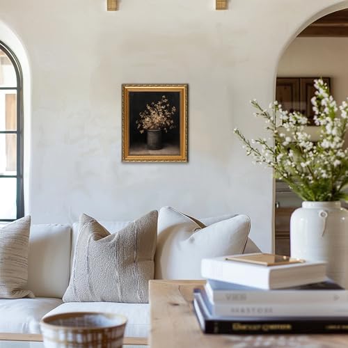 Vintage Gold Framed Wall Art for Home Decor