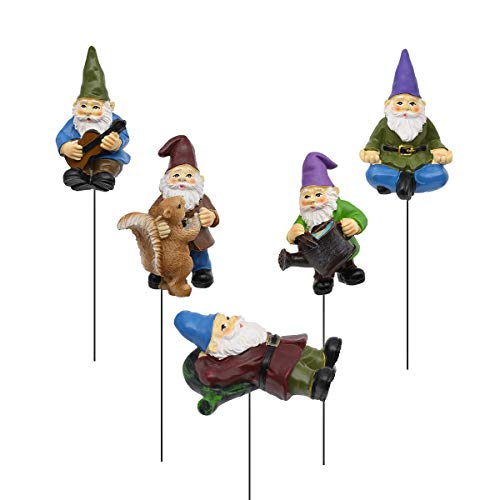 Garden Miniature Gnomes Set of 5PCS (5 Count)