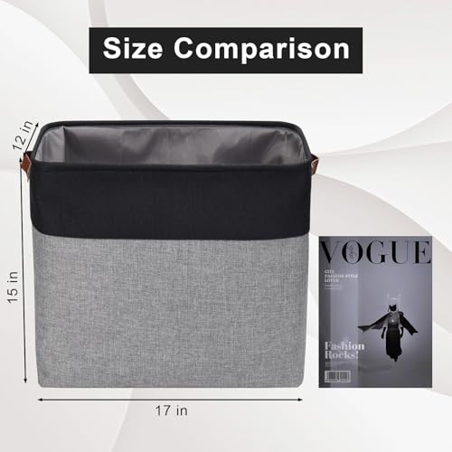 Large Fabric Storage Baskets (3 Count)