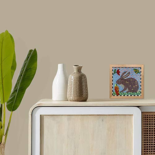 Mosaic Art Kit Square 7inch 20cm Rabbit