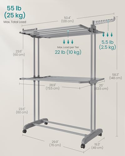 3 Tier Clothes Drying Rack