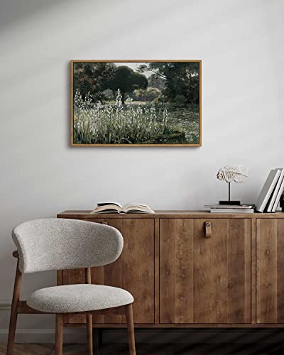 Framed Canvas Wall Art Vintage Decor