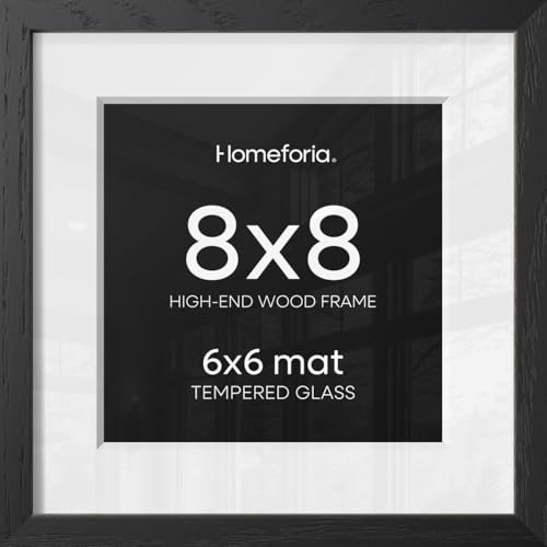 8x8 Black Oak Picture Frame