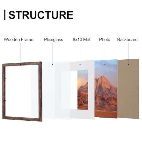 11x14 Picture Frames Set of 9 for Wall Mounting (9 Count)