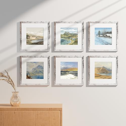 12x12 Picture Frames Set of 9 for Wall Mounting (9 Count)