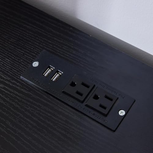 Farmhouse End Table Set with Charging Station