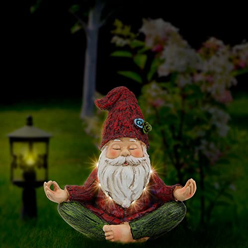 Garden Yoga Gnome Statue
