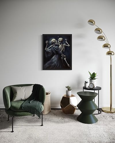 Dancing Skeleton Poster Art Print