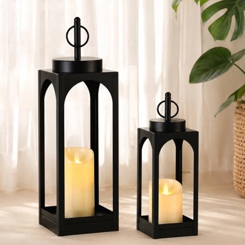 18" 13" Decorative Lanterns Set of 2 (2 Count)