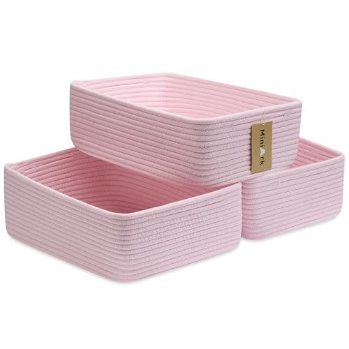 Large Shallow Organizing Baskets 15x11x5.1 Inches (3 Count)