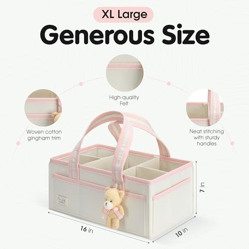 Baby Diaper Caddy Organizer