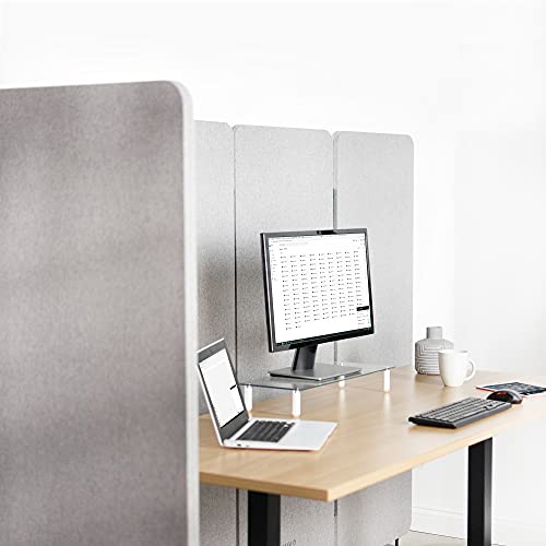 Gray Freestanding 24 x 66 inch Privacy Panel